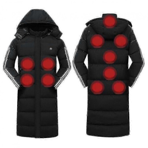 (XL, 11 districts) Smart charging heating coat for men lightweight