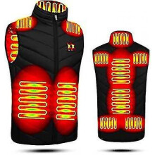 (S) Heated Vest For Mens And Womens, Usb Electric Heating Vests, 3 Temperature Levels Electrically Heated Jacket