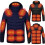(Medium, Blue) USB Charging Heated Jacket for Men and Women - Windproof Electric Warm Coat 5