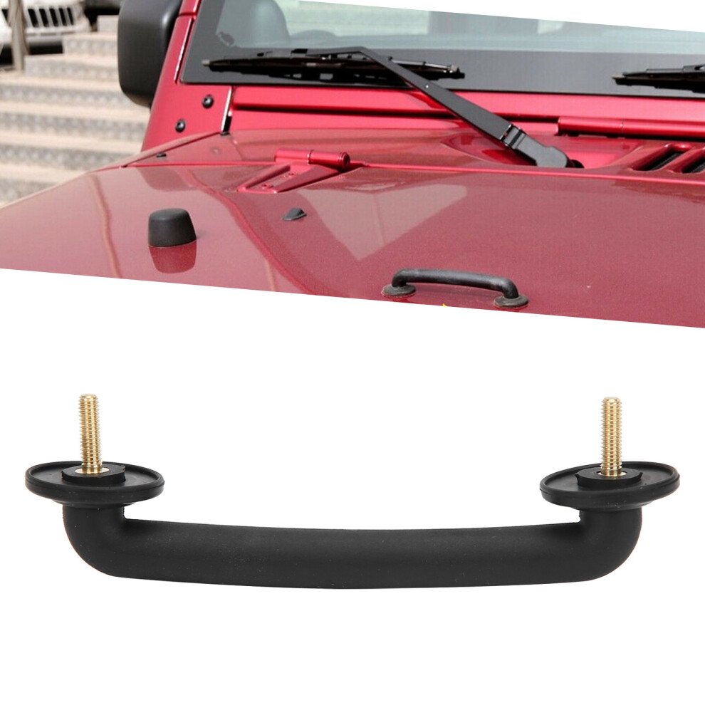 Auto Hood & Windshield Hold Down Bracket For Jeep Wrangler Jk Tj Fits 4361359348295