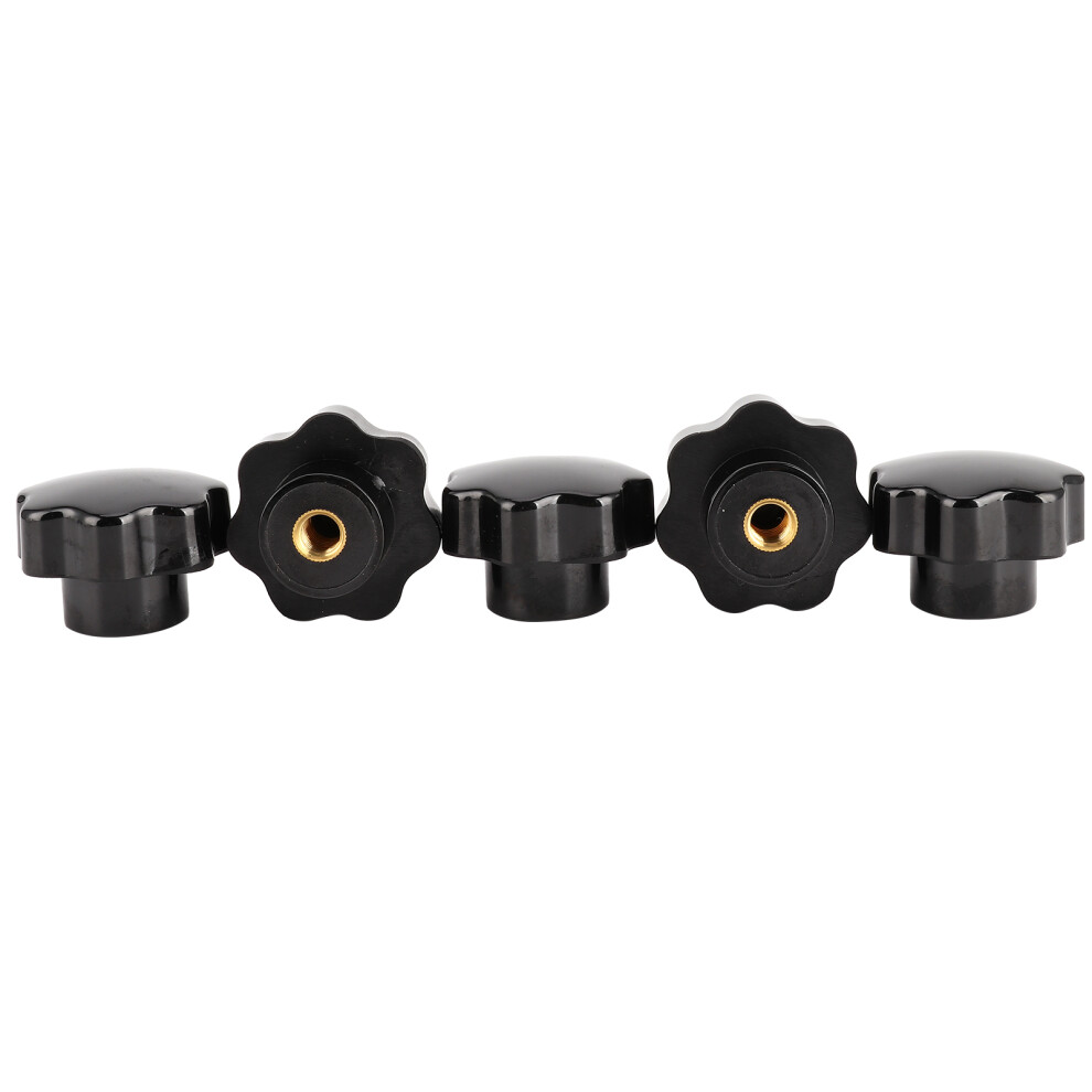 5Pcs 7-Star Nuts Knob Handle M10x50 Brass Core Industrial Tool 4681359348232