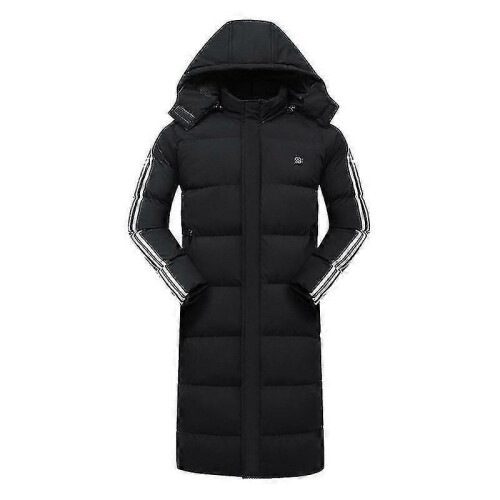 (S, 11 districts) Long Heating Coat Male Coat Smart Charging Heating, Heating Down Jacket Womens 1