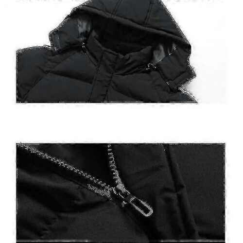 (2XL, 11 districts) Long Heating Coat Male Coat Smart Charging Heating, Heating Down Jacket Womens 2