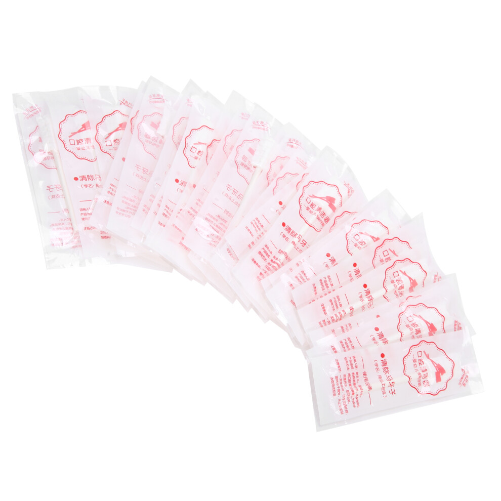 30pcs Baby Oral Cleaner Gauze Toothbrush for Infant Tongue Care
