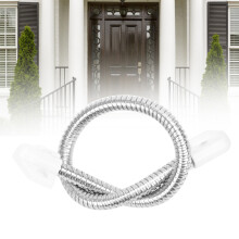 Stainless Steel Door Loop with Gooseneck Tube, 424mm, Plastic Head