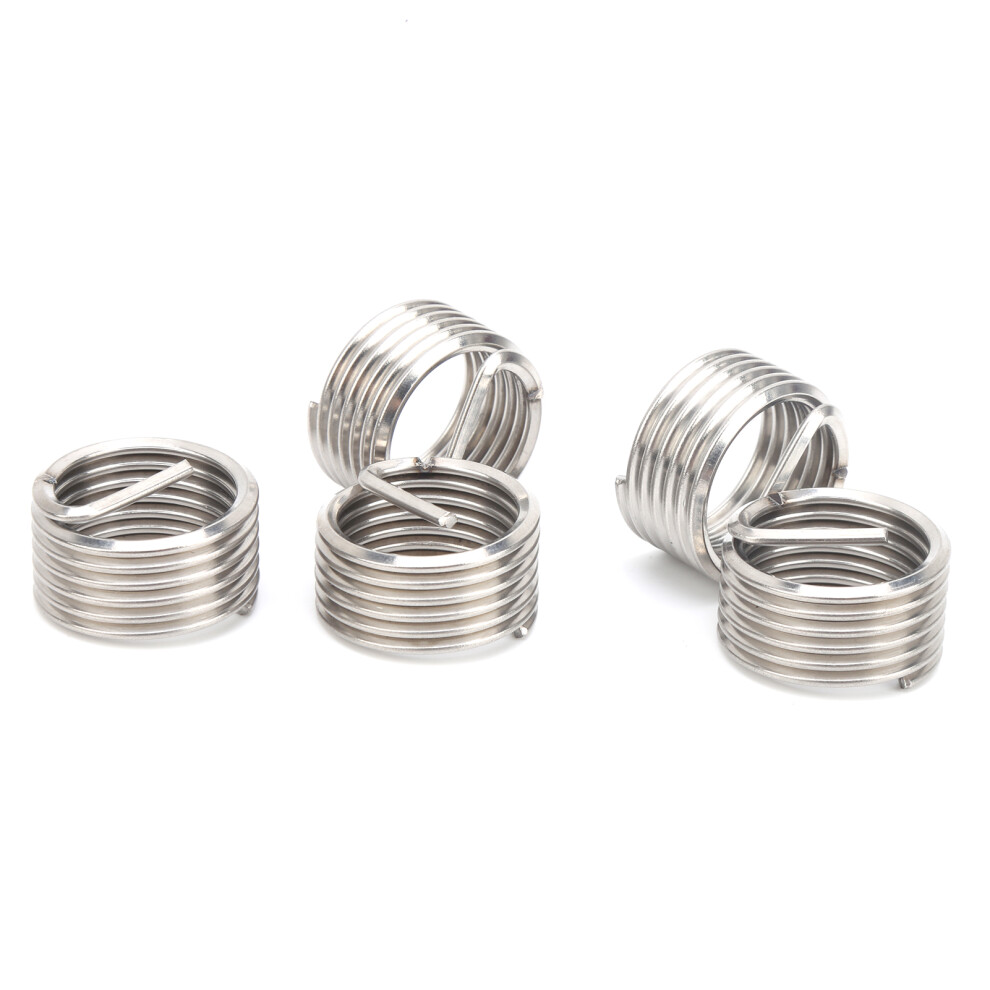 5Pcs M22x2.5 Sus304 Wire Thread Inserts For Thread Repair 8731359351520