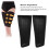 Slimming Thigh Sleeve for Women Black Compression Wrap Adjustable 6