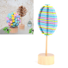 Children's Wooden Decompression Wand with Macaron Colour Stress Relief Toy