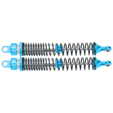 2 Stück 130 mm RC-Metallstoßdämpfer für 1/10 Autos, Blau