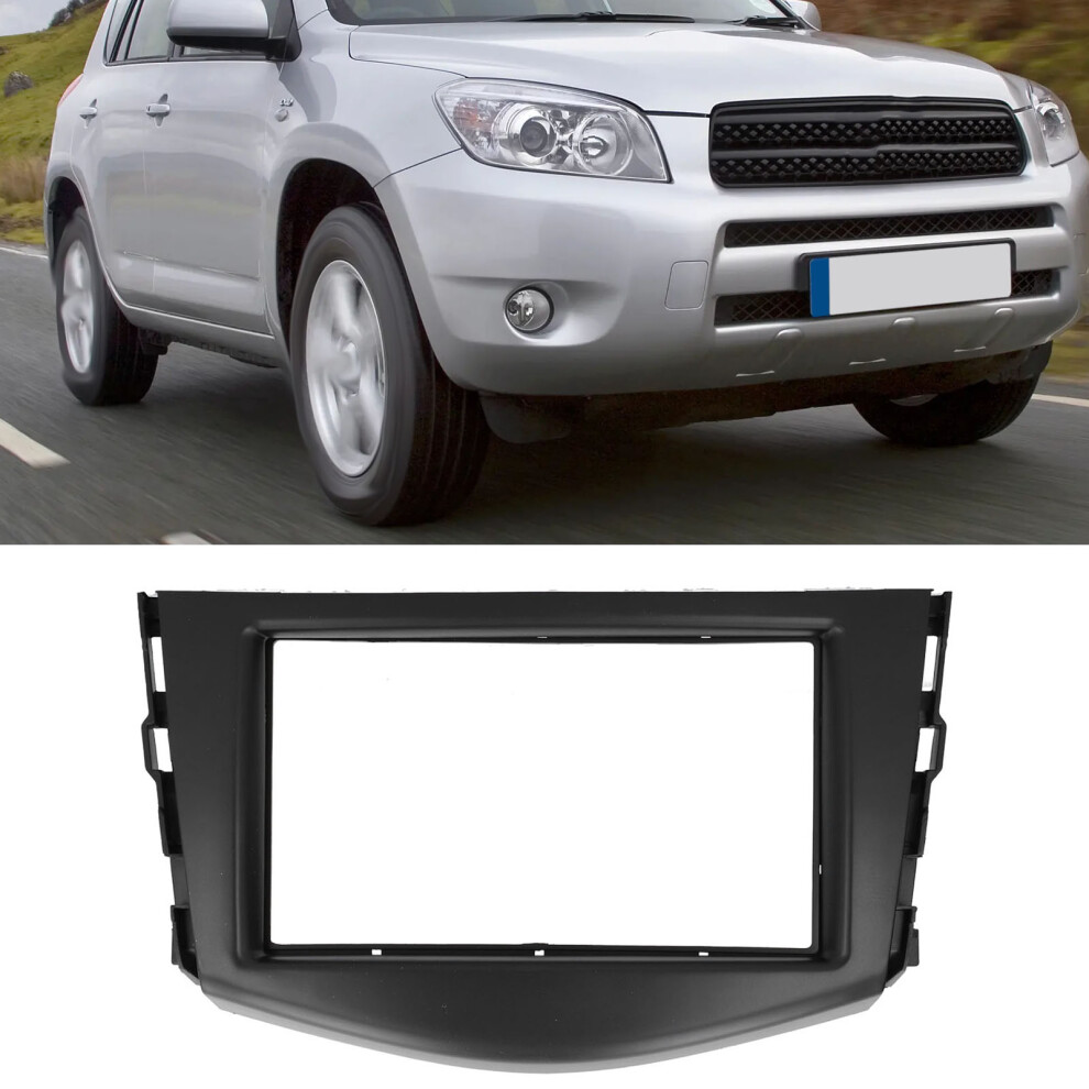 2Din Car Stereo Fascia Panel For Rav4 2006-2012 Abs Frame Fit 8751359354895