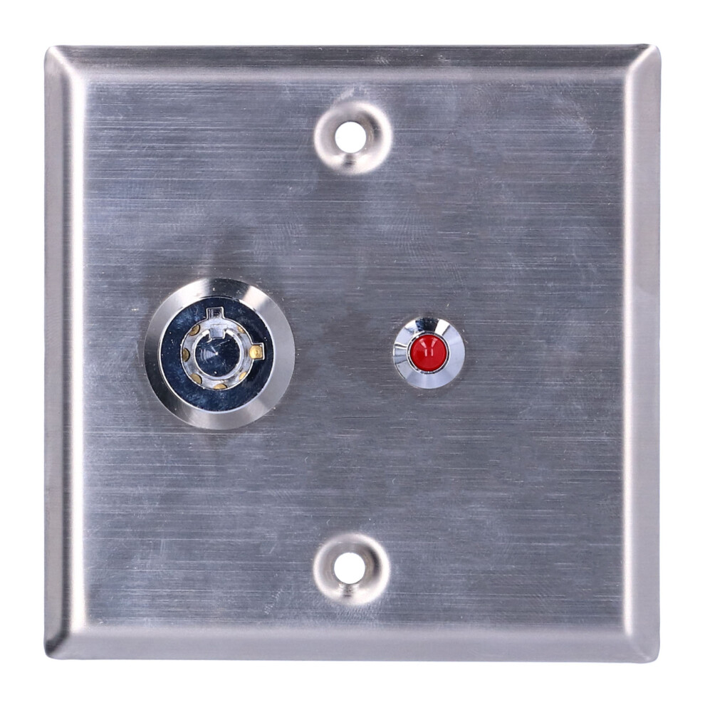 12Vdc Door Entry Lock With Red Led Indicator Emergency Release 86X86mm 3241359355091