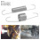 Chevy Engine Throttle Return Spring Bracket with Dual Springs Chrome 5