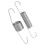 Chevy Engine Throttle Return Spring Bracket with Dual Springs Chrome 10