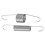 Chevy Engine Throttle Return Spring Bracket with Dual Springs Chrome 14