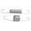 Chevy Engine Throttle Return Spring Bracket with Dual Springs Chrome 13
