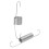 Chevy Engine Throttle Return Spring Bracket with Dual Springs Chrome 16