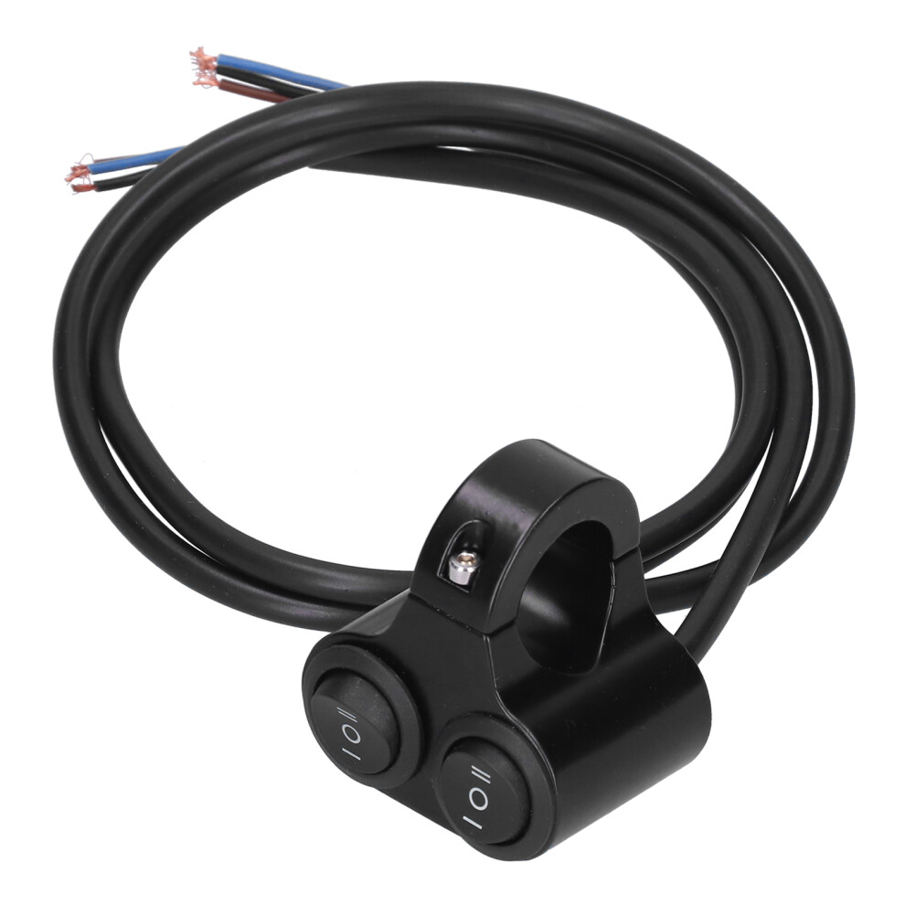 12V Handlebar Mount For Motorcycle Atv Utv With 2-In-1 Headlight Off/On Switch 8701359355927