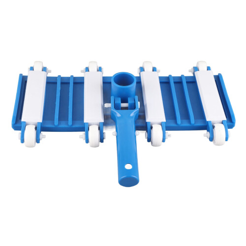 Swimming Pool Vacuum Head with Wheels Removable Handle Adjustable Design 1