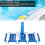 Swimming Pool Vacuum Head with Wheels Removable Handle Adjustable Design 5