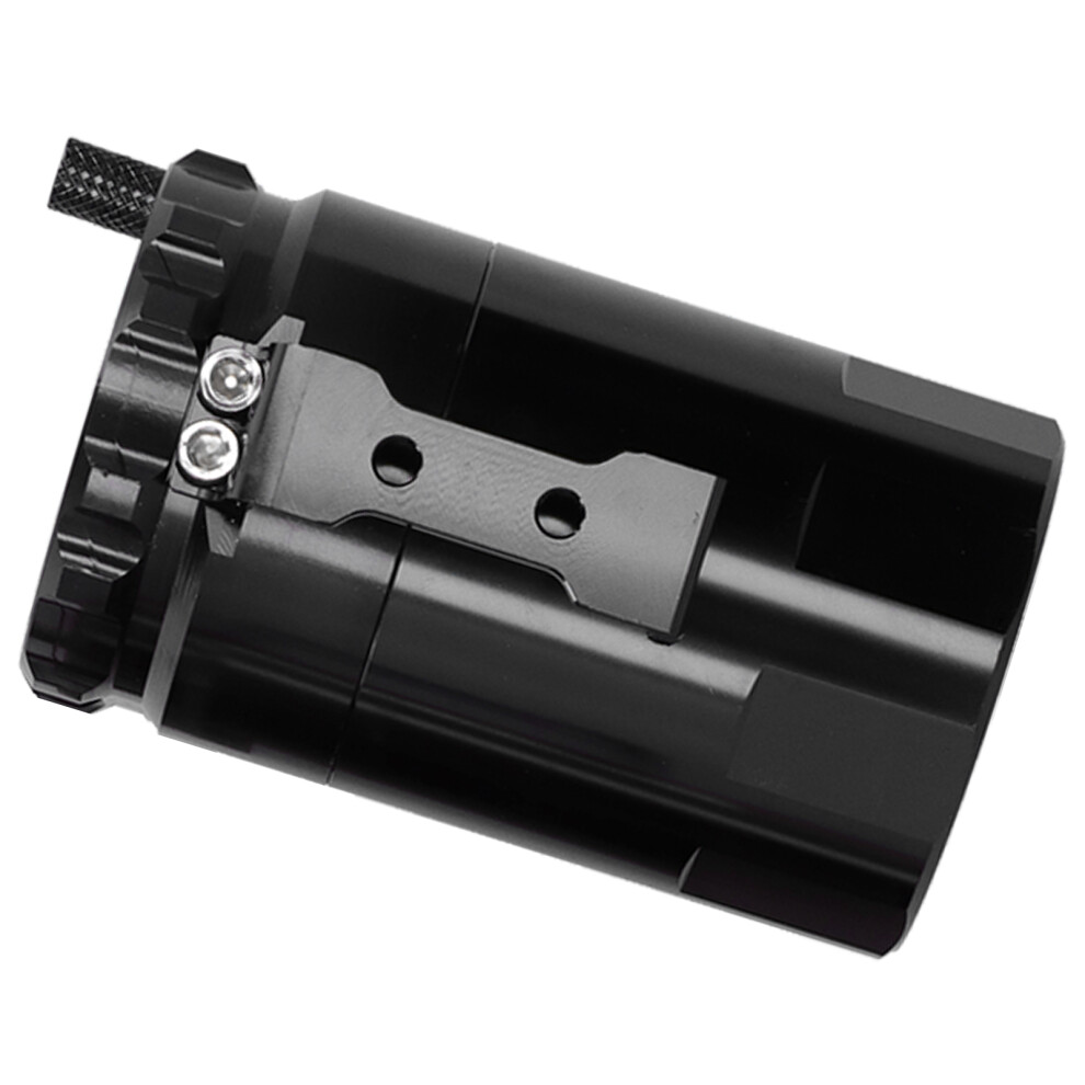 Universal Aluminium Auto Oil Catch Can Breather Reservoir Black 3431359357830