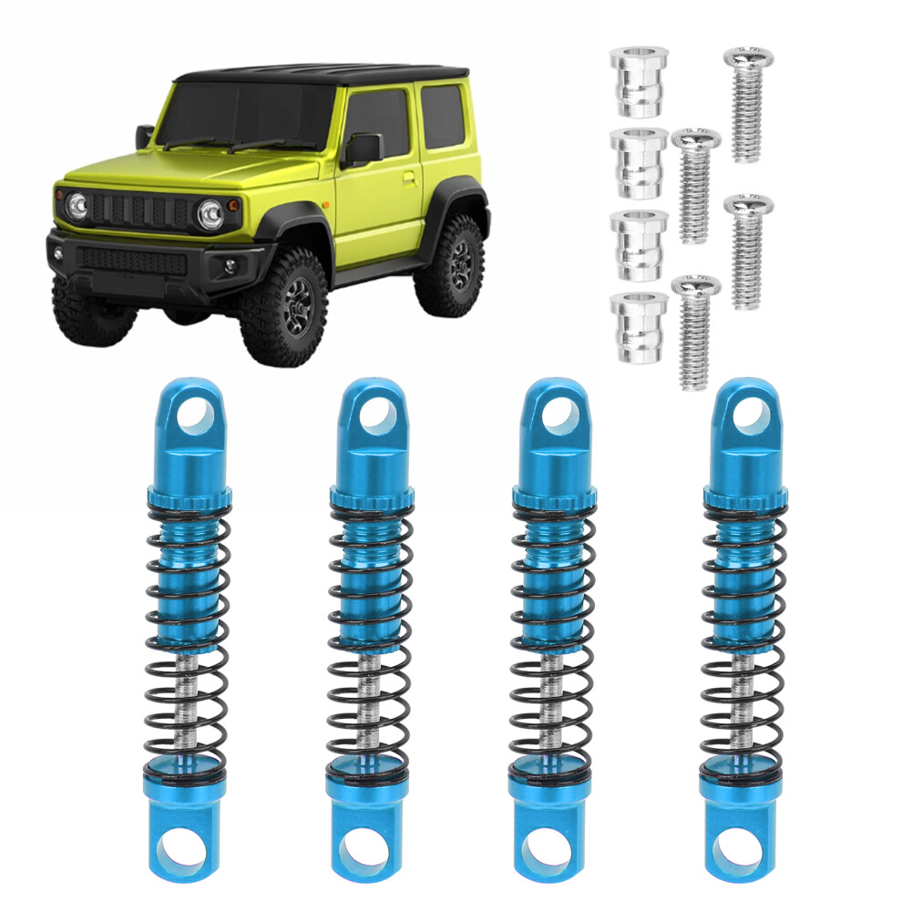 Precision Metal Shock Absorbers for 1/16 Suzuki Jimny RC Car Blue Spring Damper-image-OPC-PMTPRG9-NEW