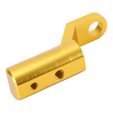 Goldene Spiegelbasis-Verlängerungsarm für Motorrad, 80x35mm