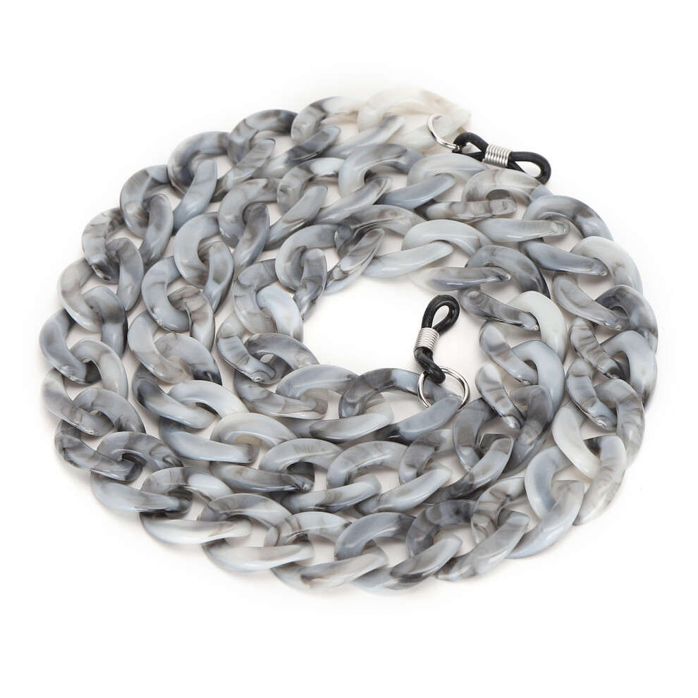 Gray Acrylic Eyeglasses Chain 66Cm Stylish Sunglasses Lanyard Strap