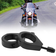 Motorrad 41mm Schwarze Metall-Beschichtung Blinkerhalterung Klammern