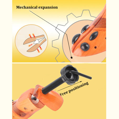 Moisture-Proof Wood Shoe Expanders Reduce Tightness & Squeezing (S) 2