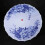 Winddichter blauer Damenregenschirm mit kunstvollem Handwerksdesign 6
