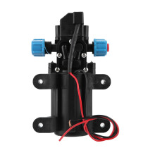 12V/60W Wasserpumpe, 5L/Min, kompakt, schwarz, 16,8x9,8x4,8 cm