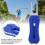 Pocket-Sized Golf Green Fork with Spring Ejector & Marker - Blue 11