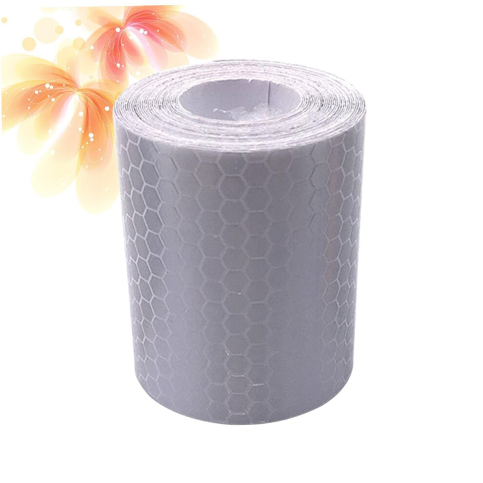 Self-Adhesive Reflective Tape 4-Pack High-Visibility Vehicle Safety Strips For Trucks Trailers Bikes Outdoor Use White 9067246608620