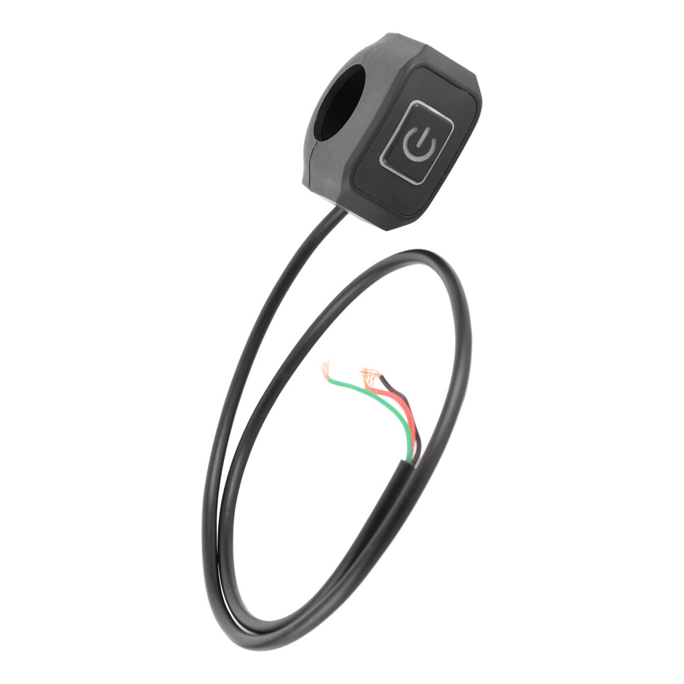 Motorcycle Handlebar Switch 22Mm Waterproof Push Button W/ Led Indicator Light 9451359361839