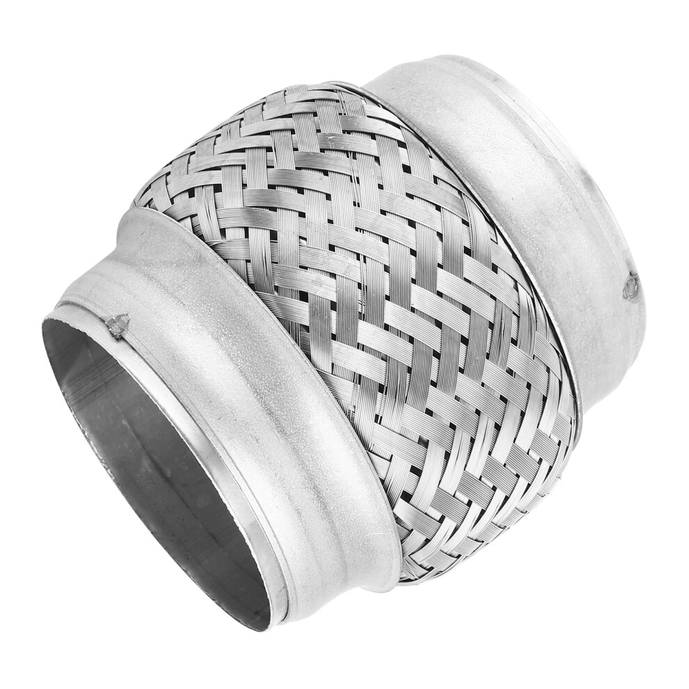Universal 3X4in Stainless Steel Exhaust Flex Pipe With Braided Lining 5091359363231