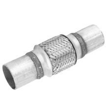 1.75x8in Stainless Steel Exhaust Flex Pipe for Engine Vibration Reduction