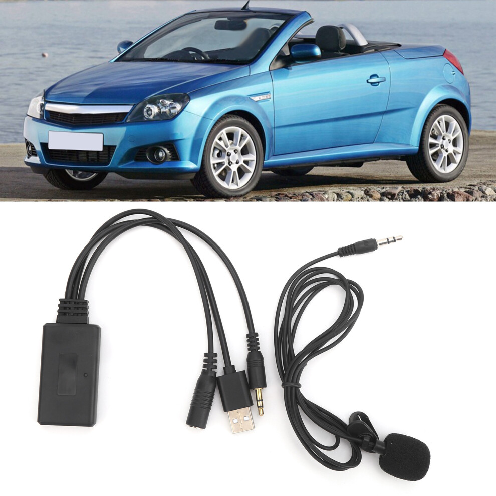 Universal Car Bluetooth Auxin Adapter With Microphone, 5V-12V 4691359364088