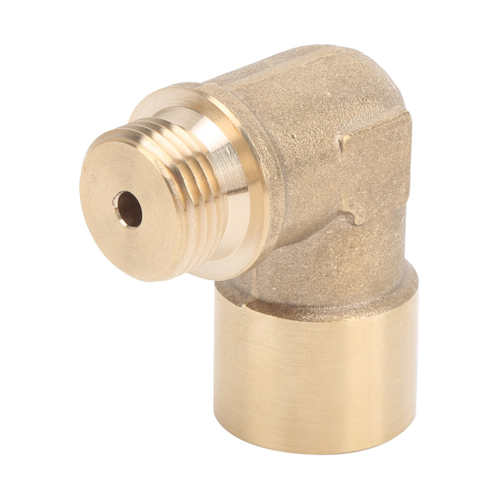 M18x1.5 Brass Oxygen Sensor Extender 90 Degree Car Spacer Adapter 8421359364186