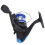 Left/Right Interchangeable Spinning Reel 2 Bearings 5.2:1 Capacity Blue 16
