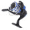 Left/Right Interchangeable Spinning Reel 2 Bearings 5.2:1 Capacity Blue 12