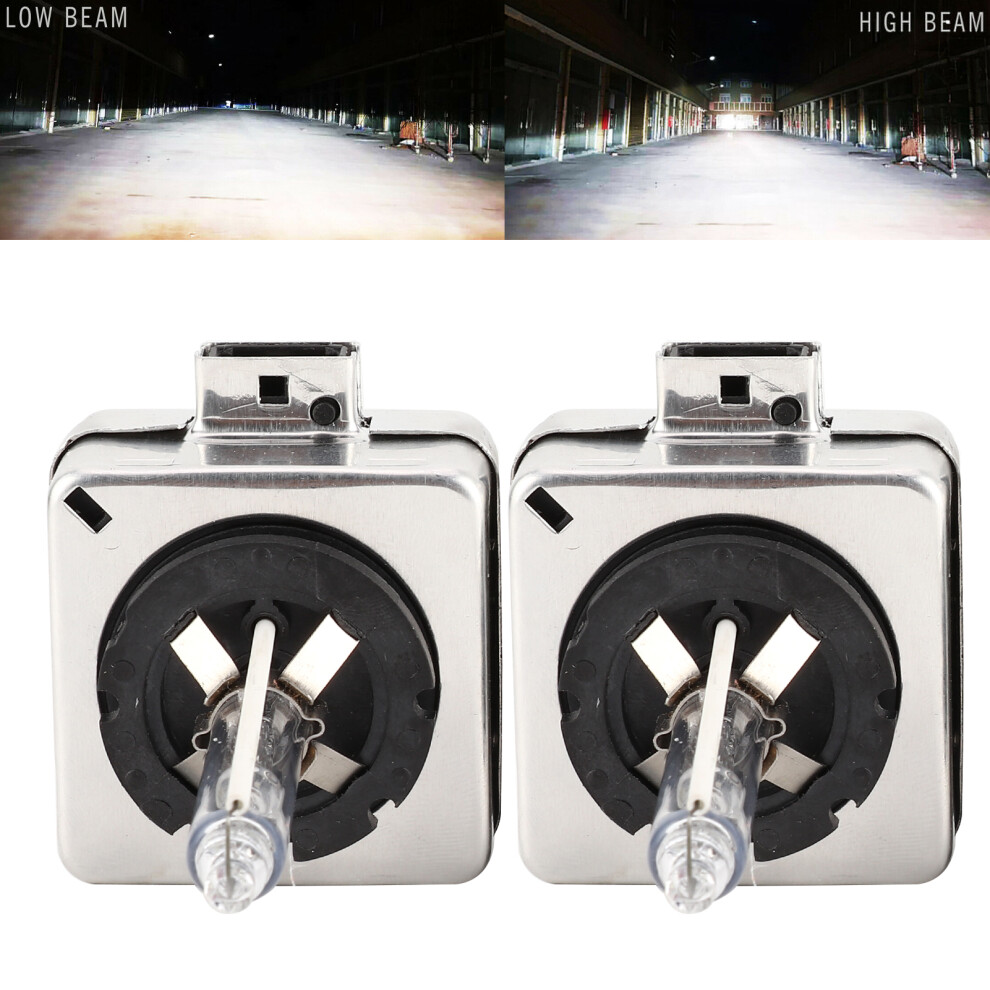 35W 6000K D1s Headlight Bulb Pair 7000Lm Ip67 Waterproof 3791359365502