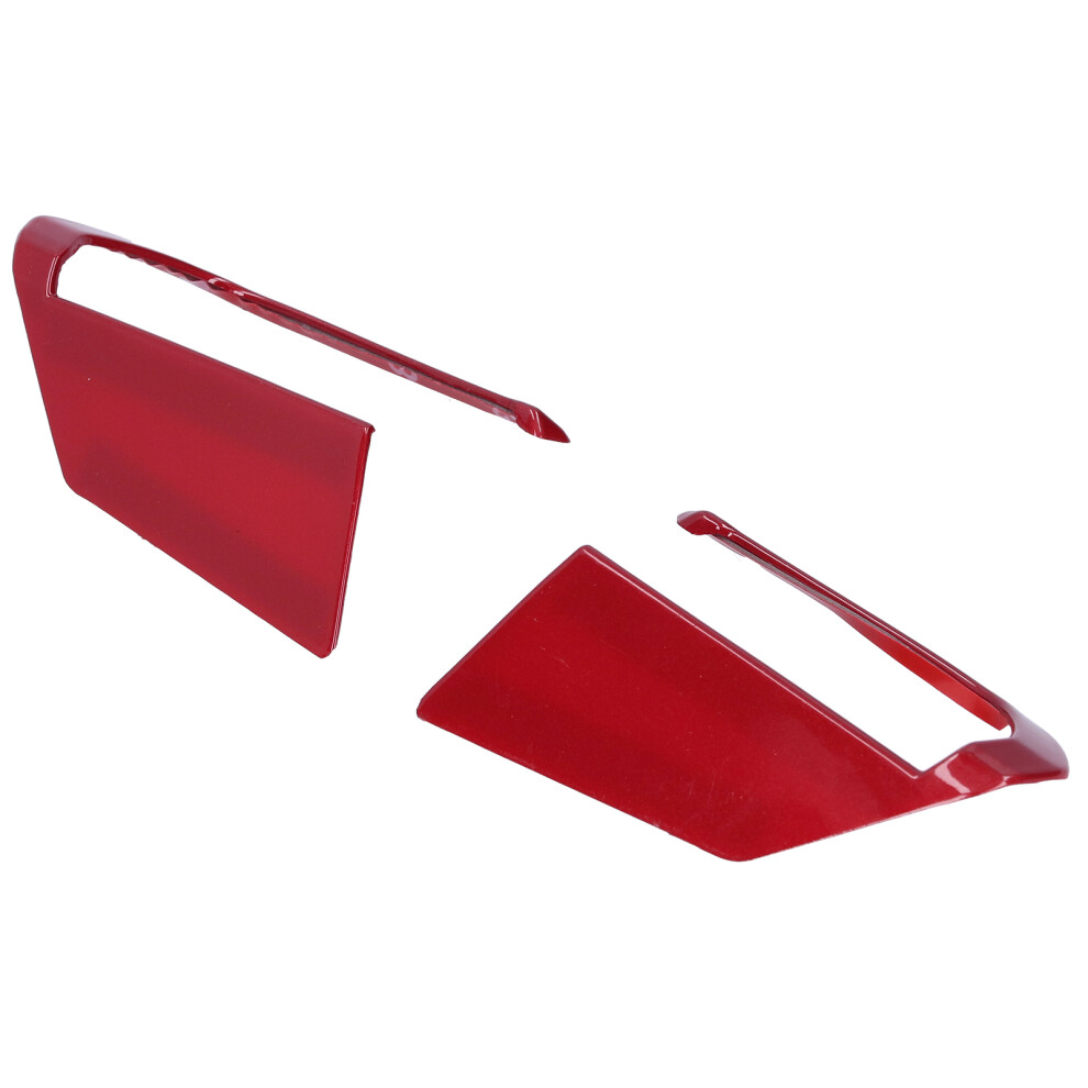 2Pcs Abs Steering Wheel Cover Trim For Mazda 3/Axela 2020 Red 4271359365539