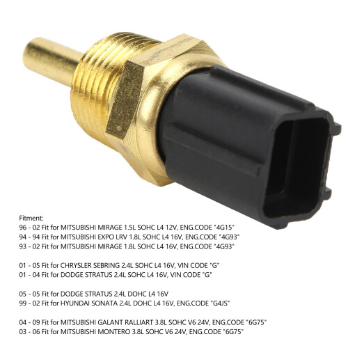 Engine Coolant Temp Sensor  compatible with Mitsubishi Mirage Lancer 2