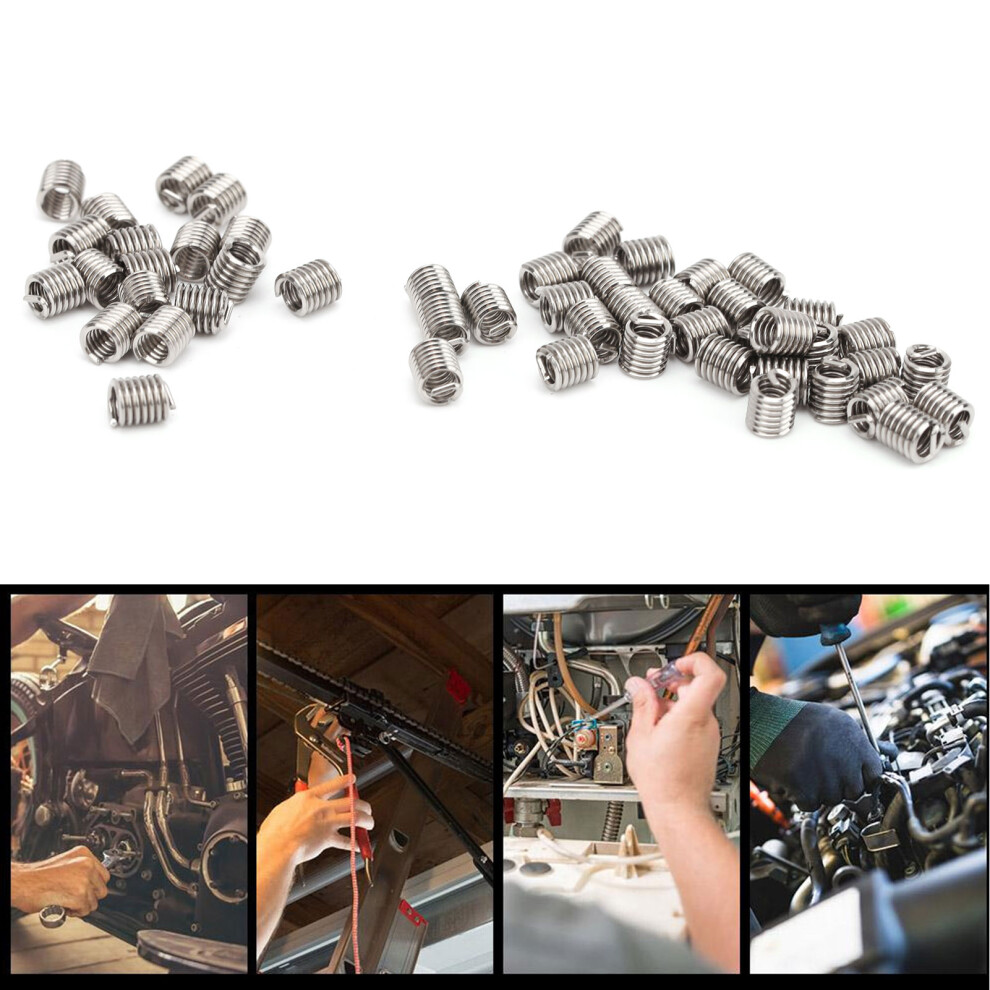 50Pcs Screw Bushing Repair Set For American Units 4Â402D Wire Thread Inserts 4931359366263