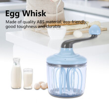 Hand-Ei-Schläger Küchenwerkzeug 1100 ml Multifunktionaler Schneebesen Langlebiger Kunststoff