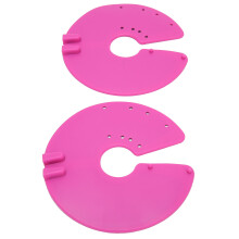 2 Stück Brustelektroden-Pads für TENS-Massager, 15,5 cm Silikon