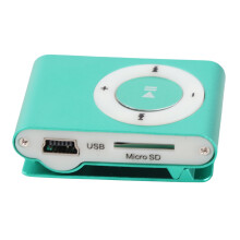 Mini tragbarer Metallclip MP3-Player 110mAh, wasserdicht, 40x28x12mm