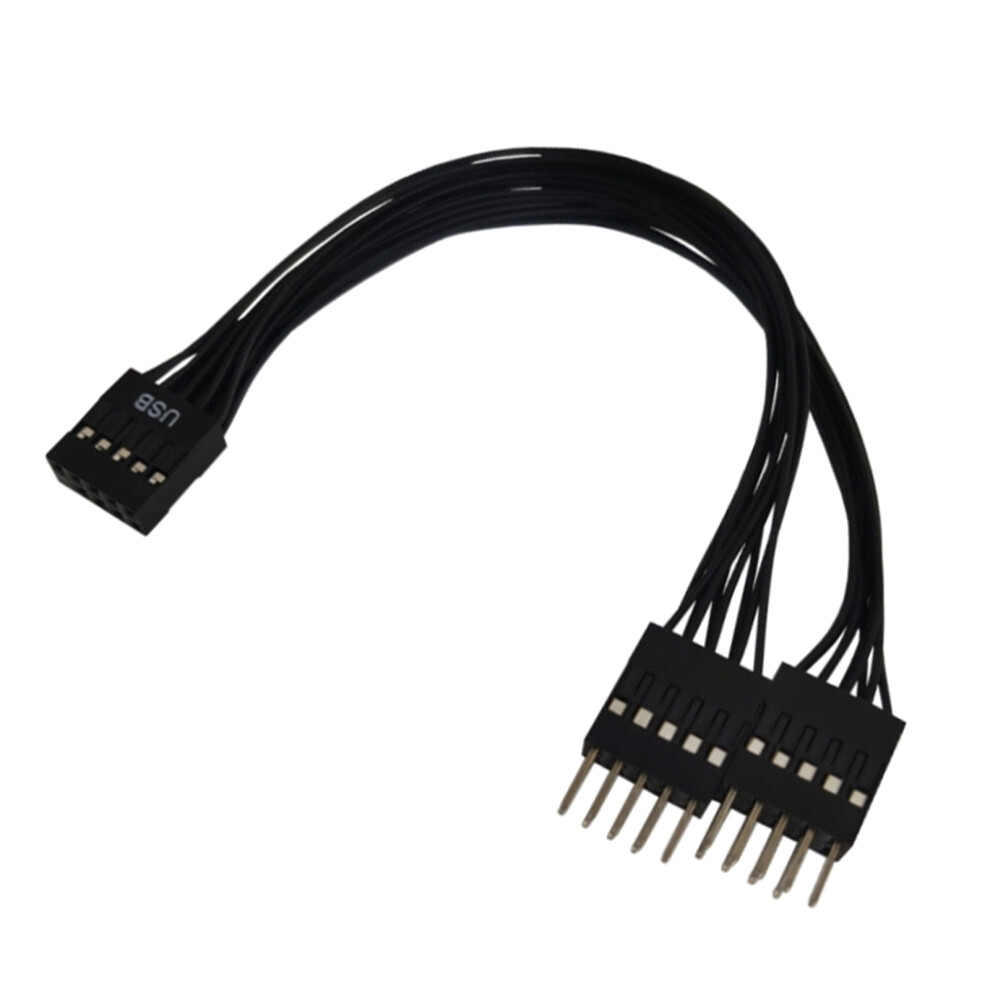 Mainboard Usb 9Pin To 9Pin Usb Header 1 To 2 Extender Splitter 7704000122009