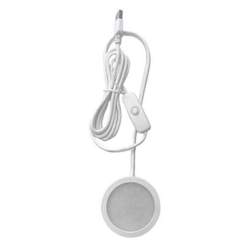 USB 5V3W LED Lamp With Round Base Energy-white shell 4000k