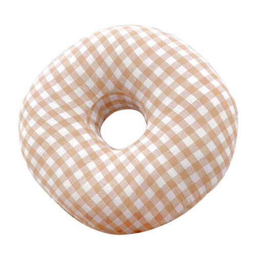 Comfortable Pillow with Ear Hole, Sleeping Rings Perfect-Orange